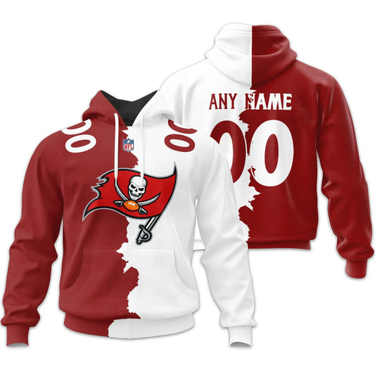 Tampa Bay Buccaneers | Home Mix Away Hoodie – HuddleStyle.com - Main