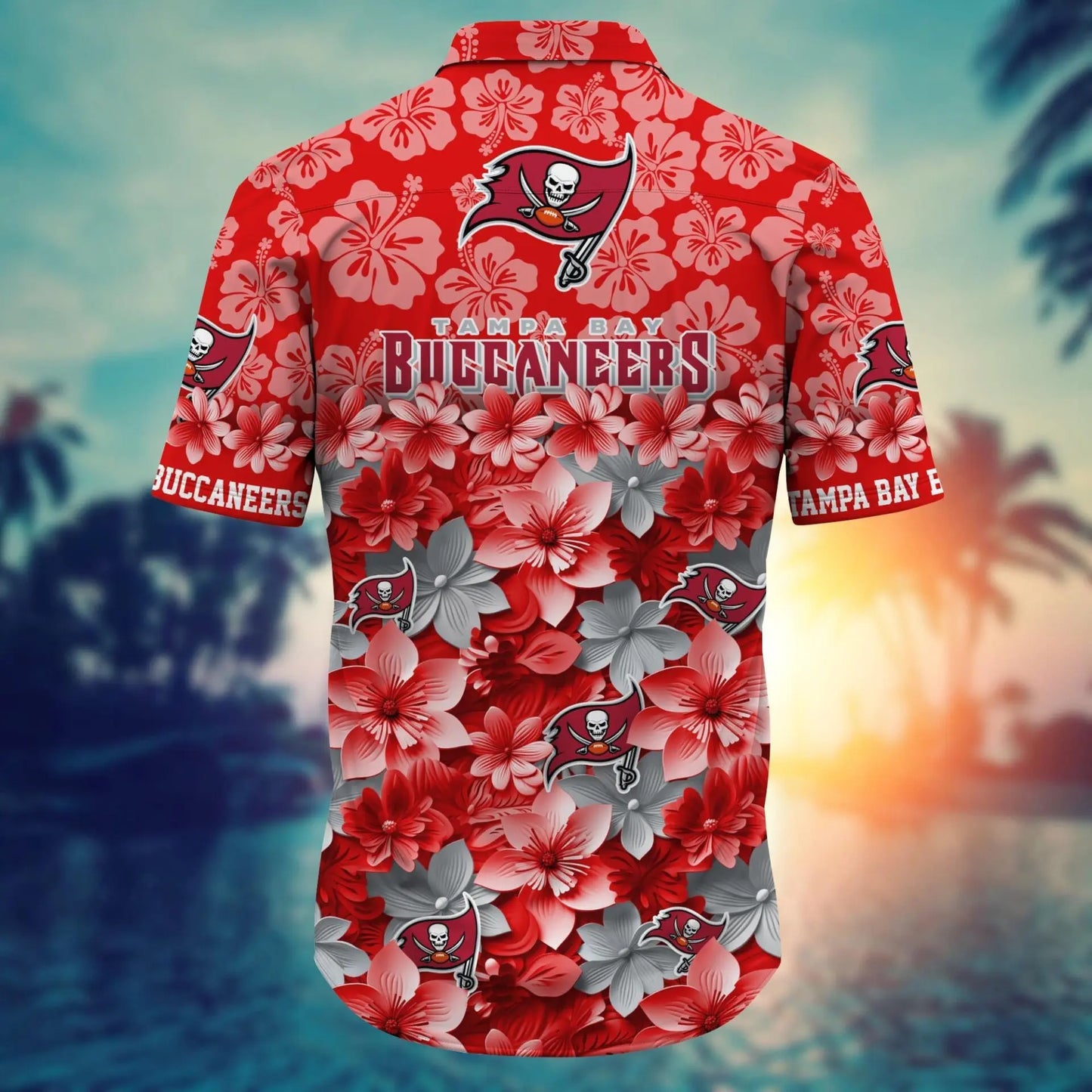 Tampa Bay Buccaneers | Hawaii Shirt For Fans, Summer Football Shirt – HuddleStyle.com - Image 2