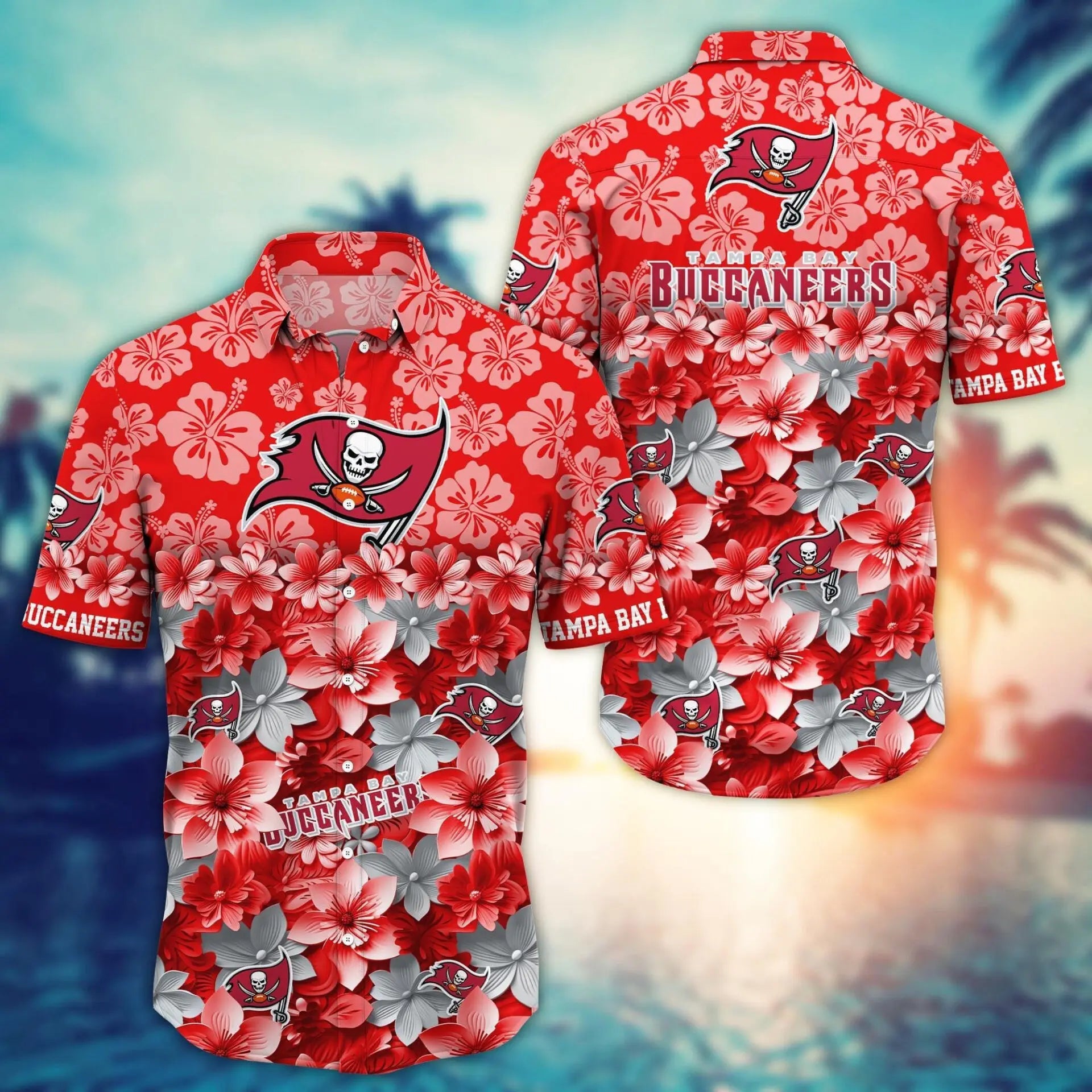 Tampa Bay Buccaneers | Hawaii Shirt For Fans, Summer Football Shirt – HuddleStyle.com - Main
