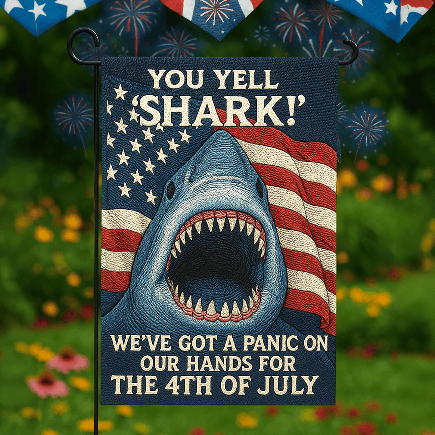 JAWS Independence Day Flag NK