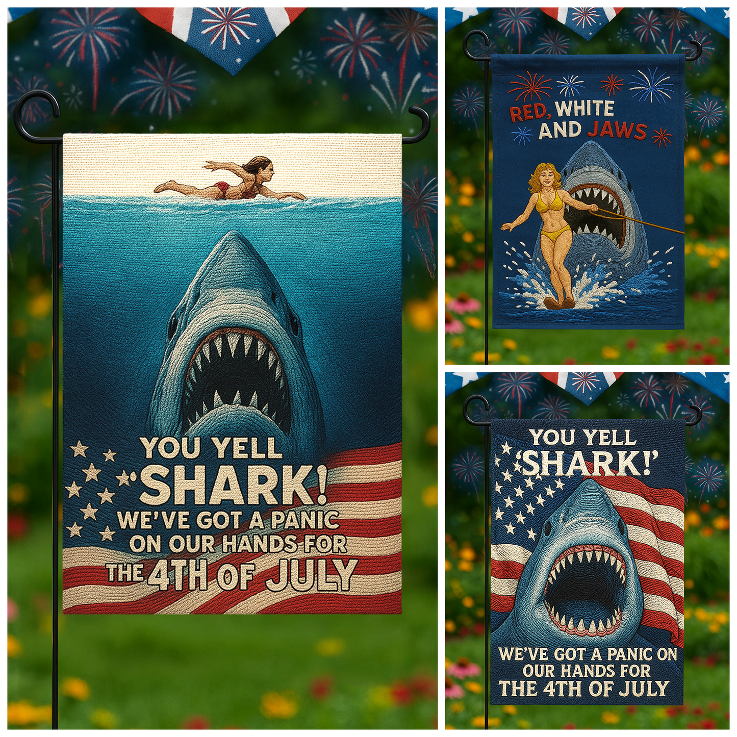 JAWS Independence Day Flag NK