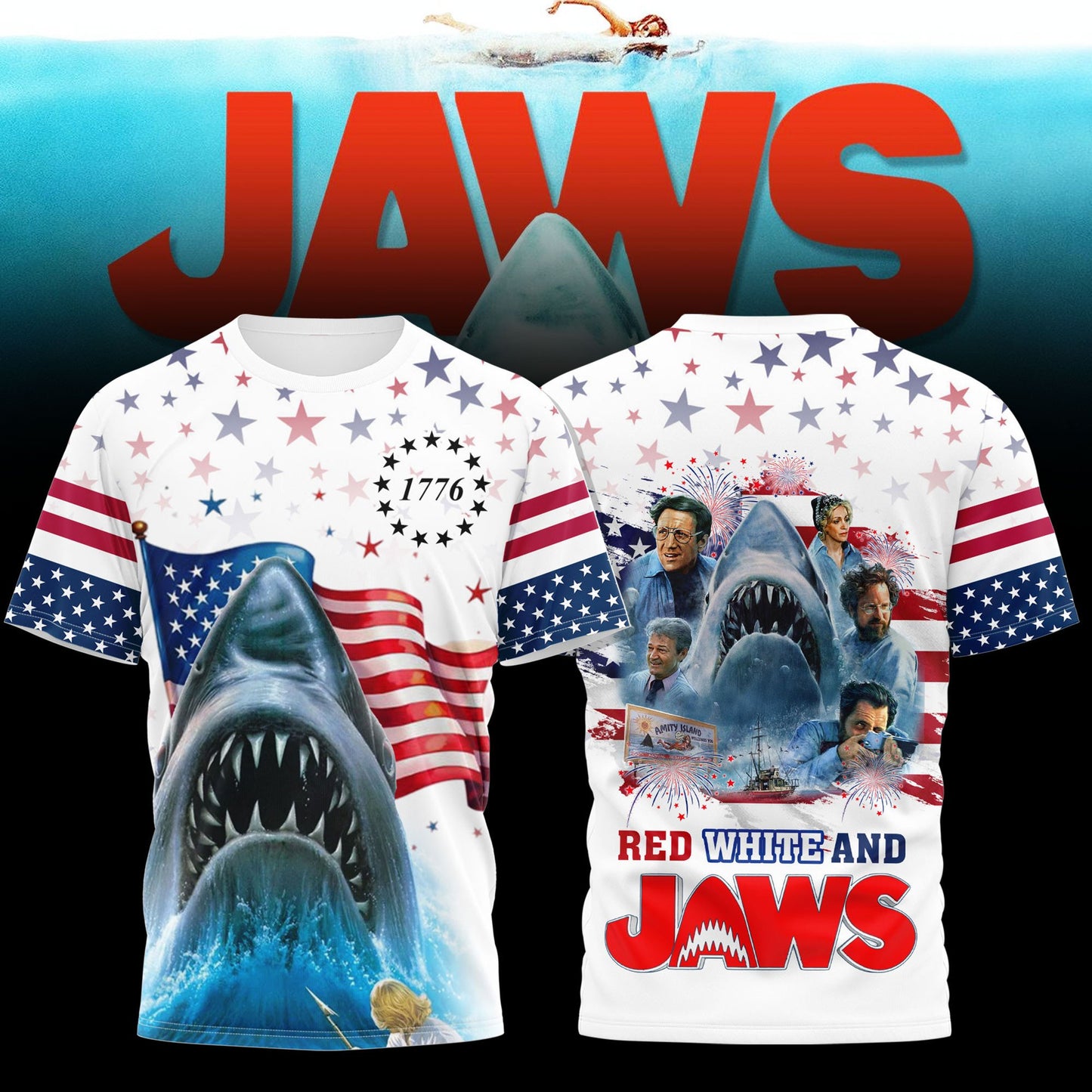 JAWS | PREMIUM 3D SHIRT NK