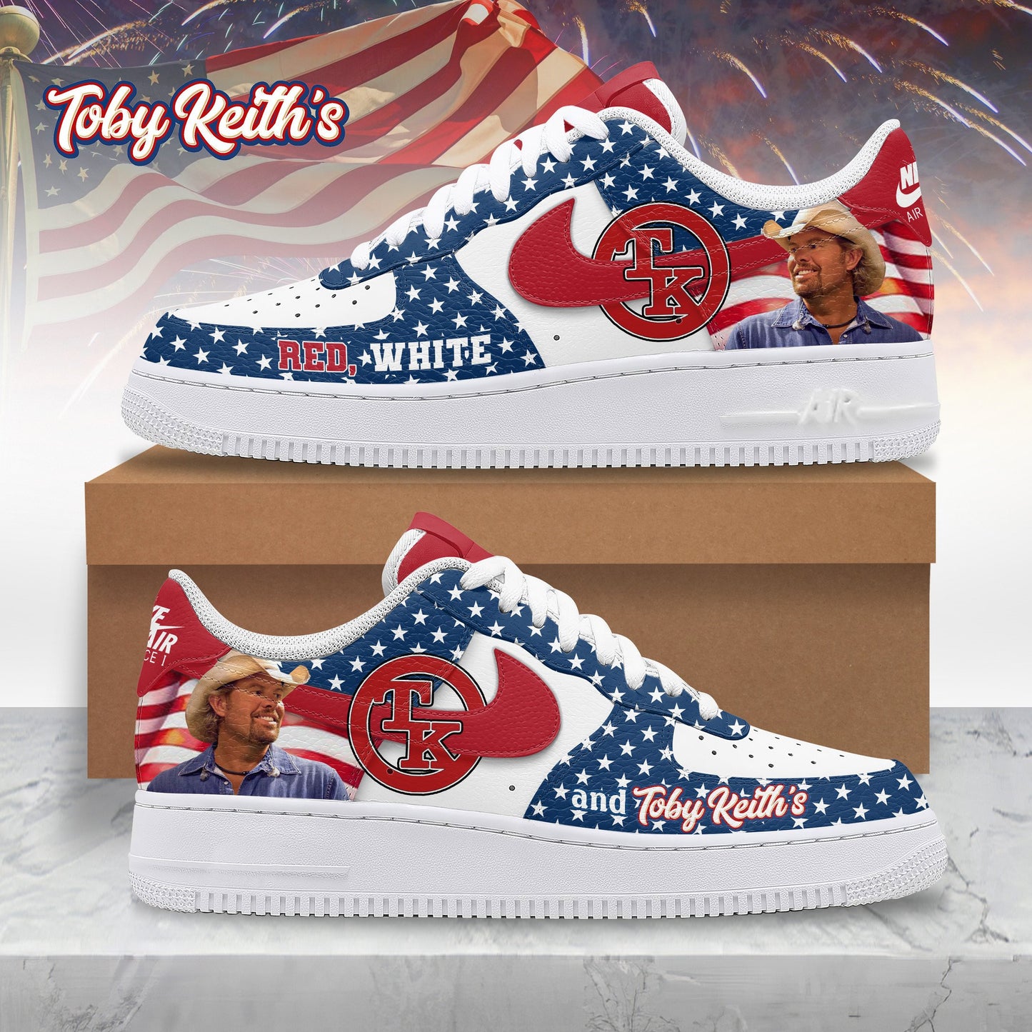 Toby Keith | TBKH PREMIUM AF1 SNEAKER NK