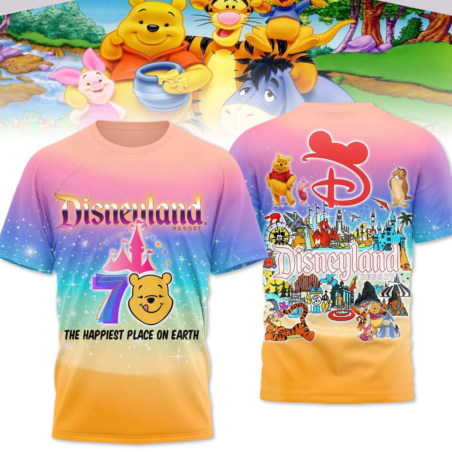 PREMIUM POOH 3D SHIRT NK