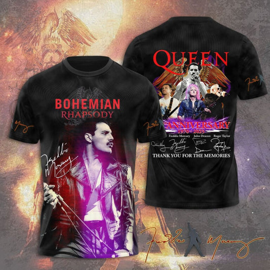 Queen Band x Freddie Mercury | PREMIUM 3D SHIRT