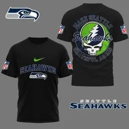 Seattle Seahawks | Premium Grateful Game Day 3D Shirt NY – HuddleStyle.com - Image 3