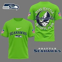 Seattle Seahawks | Premium Grateful Game Day 3D Shirt NY – HuddleStyle.com - Image 2