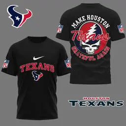 Houston Texans | Premium Grateful Game Day 3D Shirt NY – HuddleStyle.com - Image 2