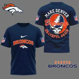 Denver Broncos | Premium Grateful Game Day 3D Shirt NY – HuddleStyle.com - Image 2