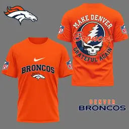 Denver Broncos | Premium Grateful Game Day 3D Shirt NY – HuddleStyle.com - Image 3