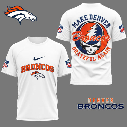 Denver Broncos | Premium Grateful Game Day 3D Shirt NY – HuddleStyle.com - Main