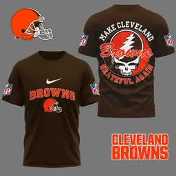 Cleveland Browns | Premium Grateful Game Day 3D Shirt NY – HuddleStyle.com - Image 2