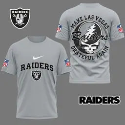 Las Vegas Raiders | Premium Grateful Game Day 3D Shirt NY – HuddleStyle.com - Main