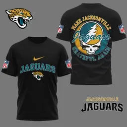 Jacksonville Jaguars | Premium Grateful Game Day 3D Shirt NY – HuddleStyle.com - Image 3