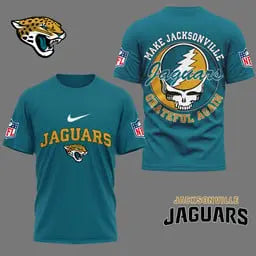 Jacksonville Jaguars | Premium Grateful Game Day 3D Shirt NY – HuddleStyle.com - Image 4