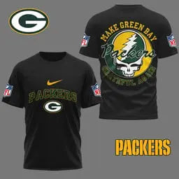 Green Bay Packers | Premium Grateful Game Day 3D Shirt NY – HuddleStyle.com - Main