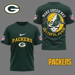 Green Bay Packers | Premium Grateful Game Day 3D Shirt NY – HuddleStyle.com - Image 3