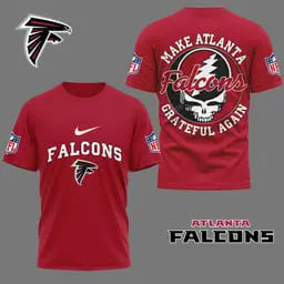 Atlanta Falcons | Premium Grateful Game Day 3D Shirt NY – HuddleStyle.com - Image 2