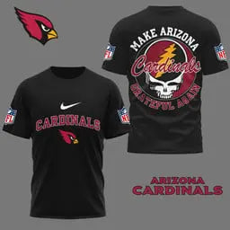 Arizona Cardinals | Premium Grateful Game Day 3D Shirt NY – HuddleStyle.com - Image 4