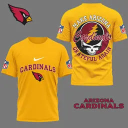 Arizona Cardinals | Premium Grateful Game Day 3D Shirt NY – HuddleStyle.com - Image 3