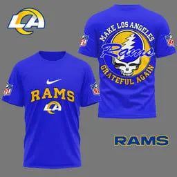 Los Angeles Rams | Premium Grateful Game Day 3D Shirt NY – HuddleStyle.com - Image 2