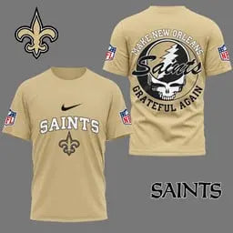 New Orleans Saints | Premium Grateful Game Day 3D Shirt NY – HuddleStyle.com - Image 2