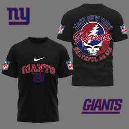 New York Giants | Premium Grateful Game Day 3D Shirt NY – HuddleStyle.com - Main