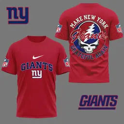 New York Giants | Premium Grateful Game Day 3D Shirt NY – HuddleStyle.com - Image 3
