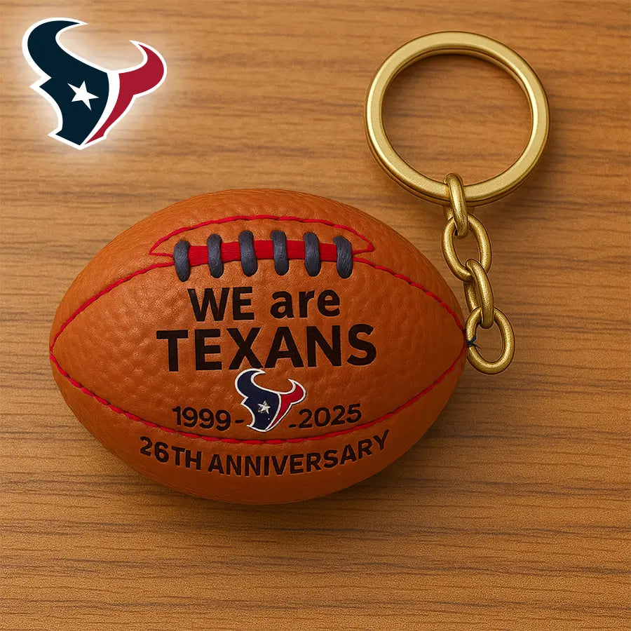 Houston Texans | Premium NFL Anniversary Keychain – HuddleStyle.com - Main