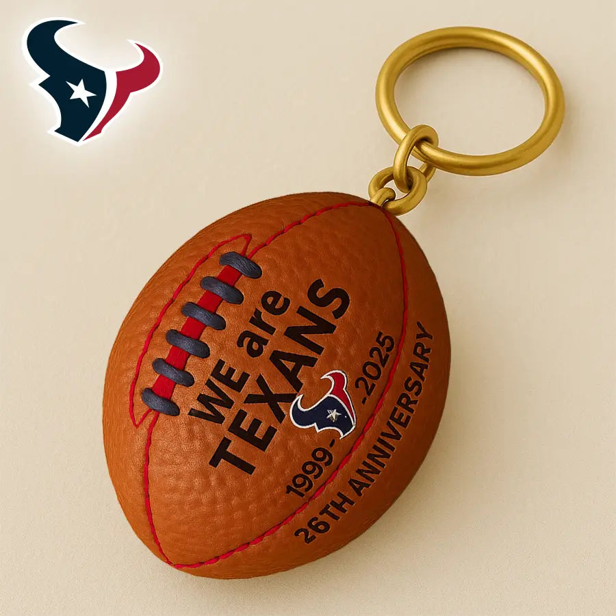 Houston Texans | Premium NFL Anniversary Keychain – HuddleStyle.com - Image 3