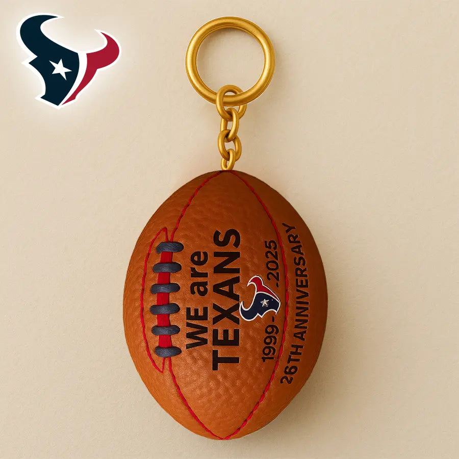 Houston Texans | Premium NFL Anniversary Keychain – HuddleStyle.com - Image 2