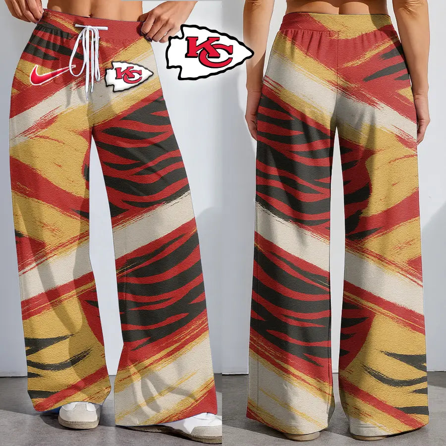 Kansas City Chiefs | Premium NFL Football High-Stretch Casual Pants – HuddleStyle.com - Main