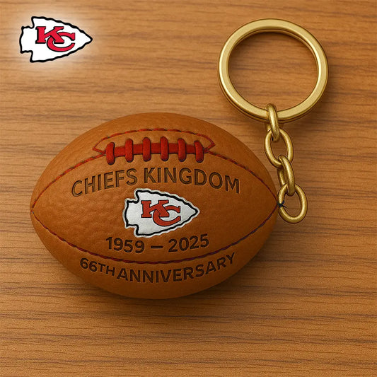 Kansas City Chiefs | Premium NFL Anniversary Keychain – HuddleStyle.com - Main