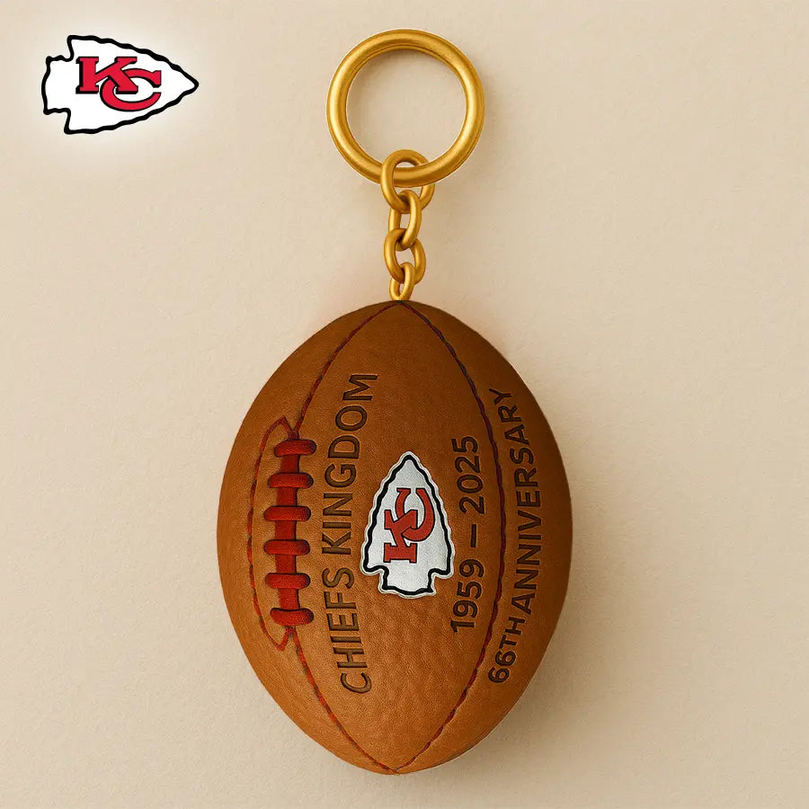 Kansas City Chiefs | Premium NFL Anniversary Keychain – HuddleStyle.com - Image 3