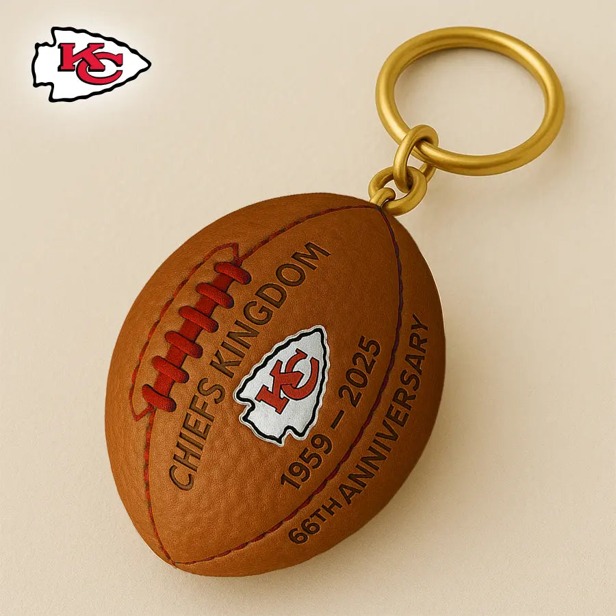 Kansas City Chiefs | Premium NFL Anniversary Keychain – HuddleStyle.com - Image 2