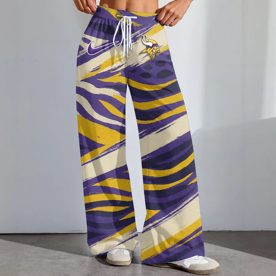 Minnesota Vikings | Premium NFL Football High-Stretch Casual Pants – HuddleStyle.com - Image 2