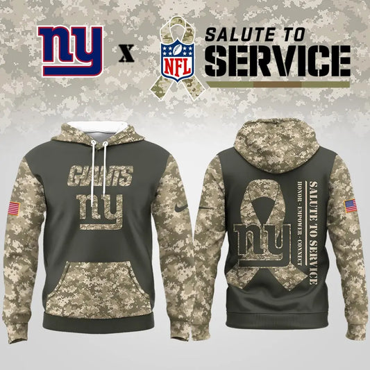 New York Giants | Premium NFL Salute to Service Hoodie MM – HuddleStyle.com - Main