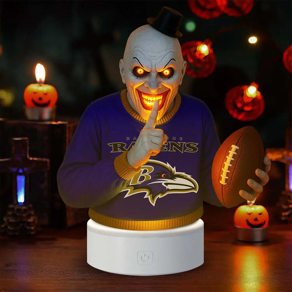 Baltimore Ravens | Premium NFL Terrifier Decoration Led Light MM – HuddleStyle.com - Image 2