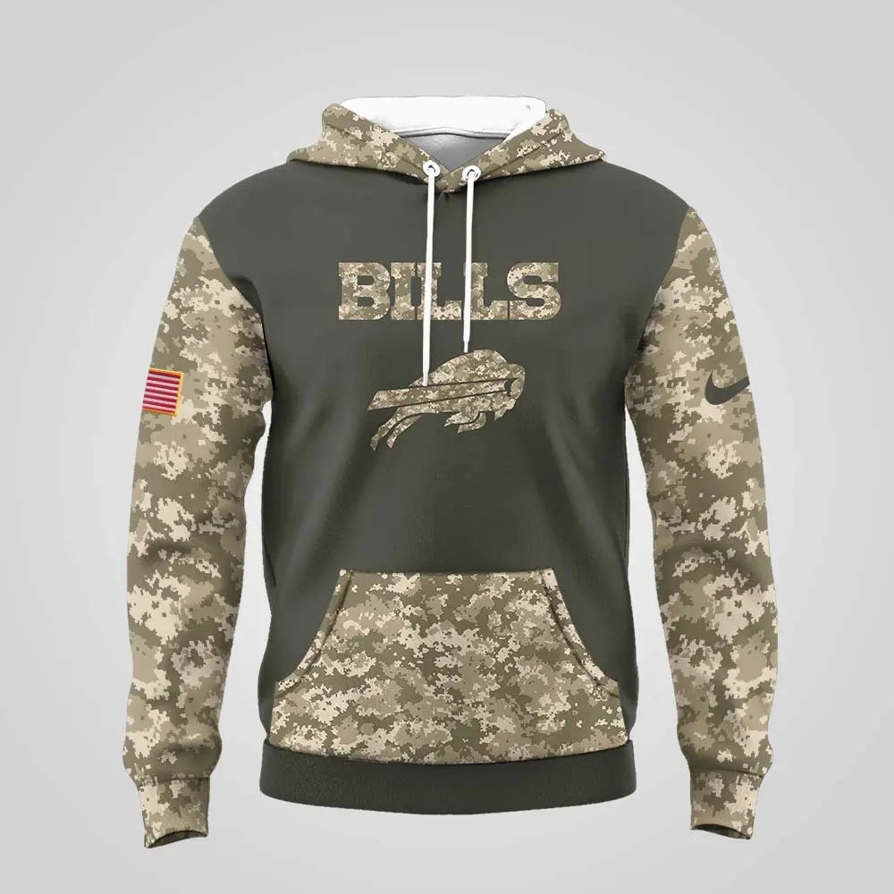 Buffalo Bills | Premium NFL Salute to Service Hoodie MM – HuddleStyle.com - Image 2