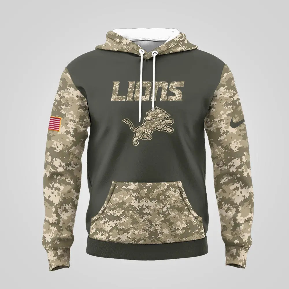 Detroit Lions | Premium NFL Salute to Service Hoodie MM – HuddleStyle.com - Image 3