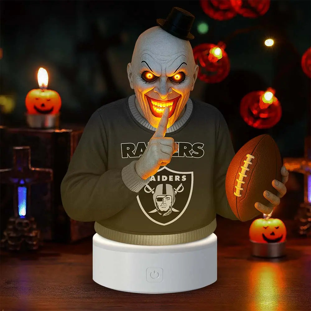 Las Vegas Raiders | Premium NFL Terrifier Decoration Led Light MM – HuddleStyle.com - Image 2