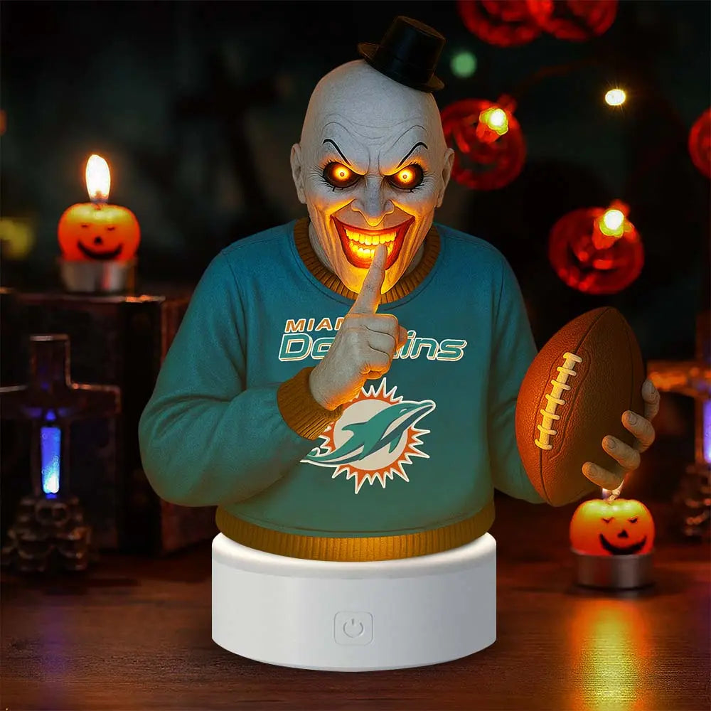 Miami Dolphins | Premium NFL Terrifier Decoration Led Light MM – HuddleStyle.com - Image 2