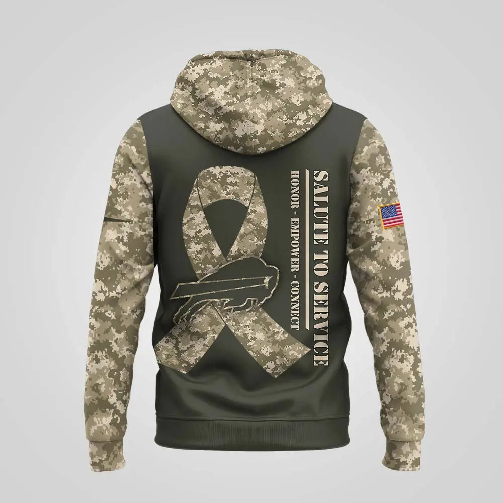 Buffalo Bills | Premium NFL Salute to Service Hoodie MM – HuddleStyle.com - Image 3