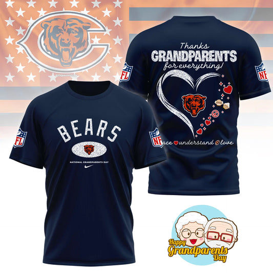 Chicago Bears | Premium National Grandparents Day 3D Shirt NY – HuddleStyle.com - Main