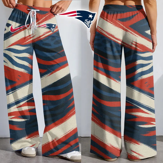 New England Patriots | Premium NFL Football High-Stretch Casual Pants – HuddleStyle.com - Main
