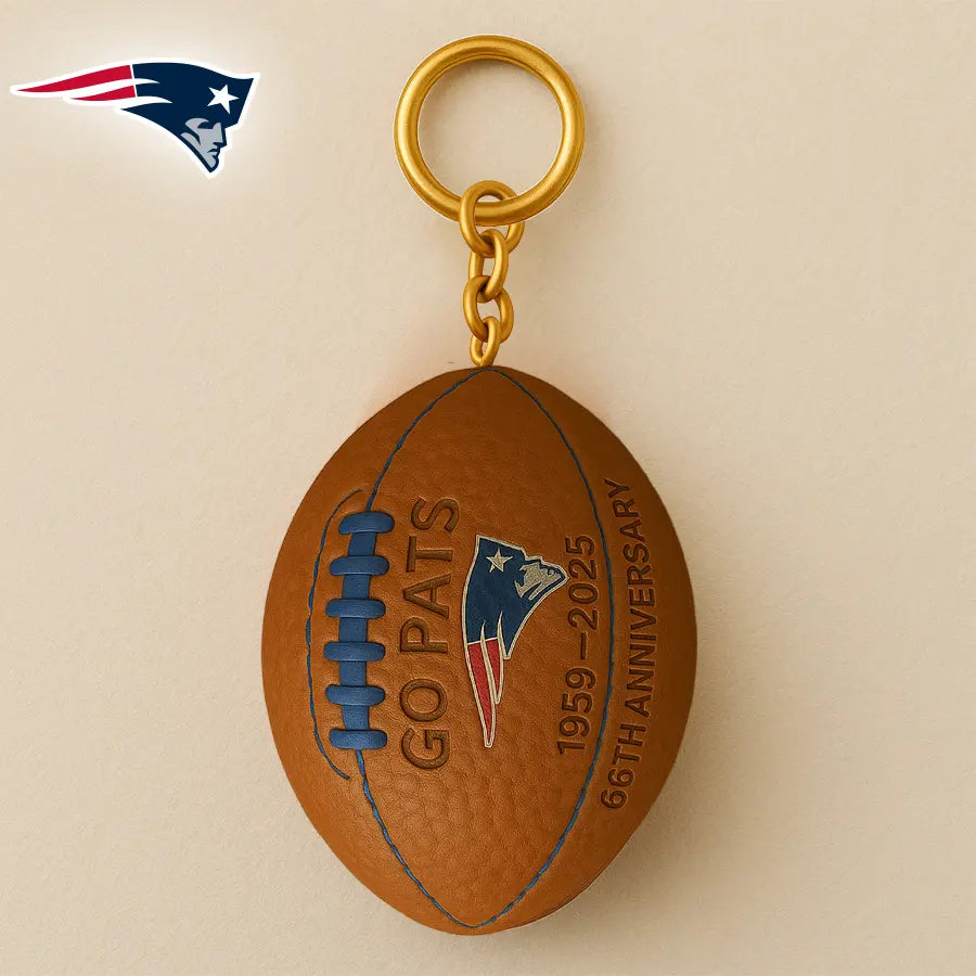 New England Patriots | Premium NFL Anniversary Keychain – HuddleStyle.com - Image 2