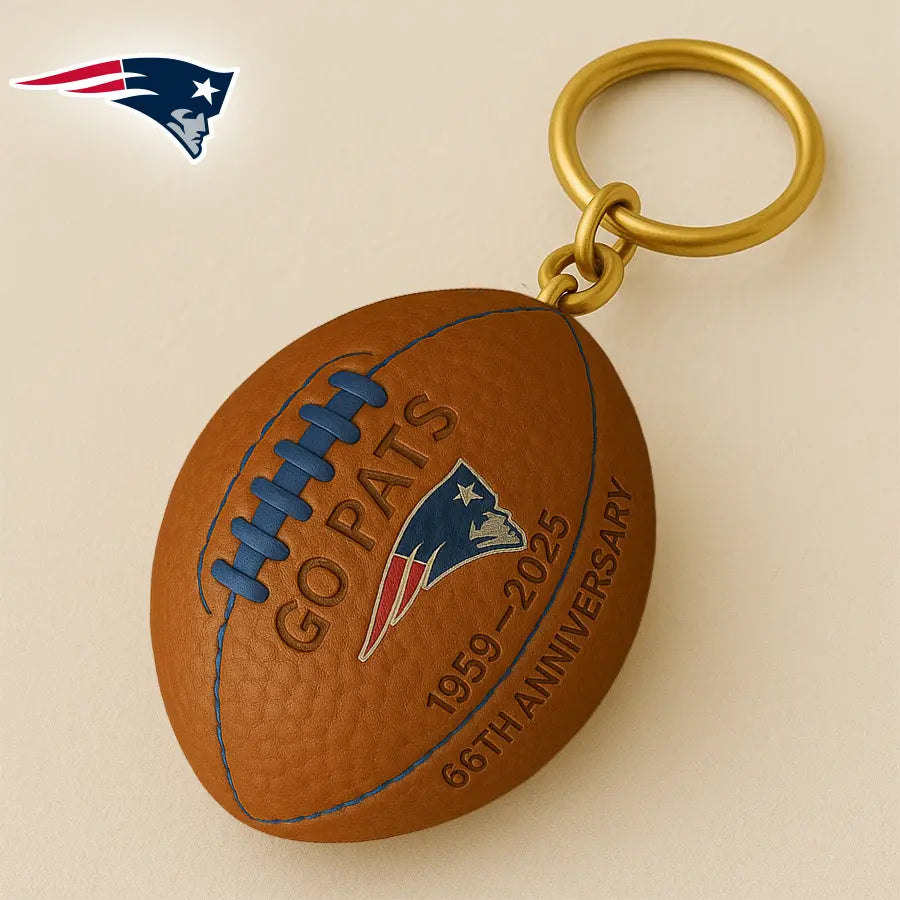 New England Patriots | Premium NFL Anniversary Keychain – HuddleStyle.com - Image 3