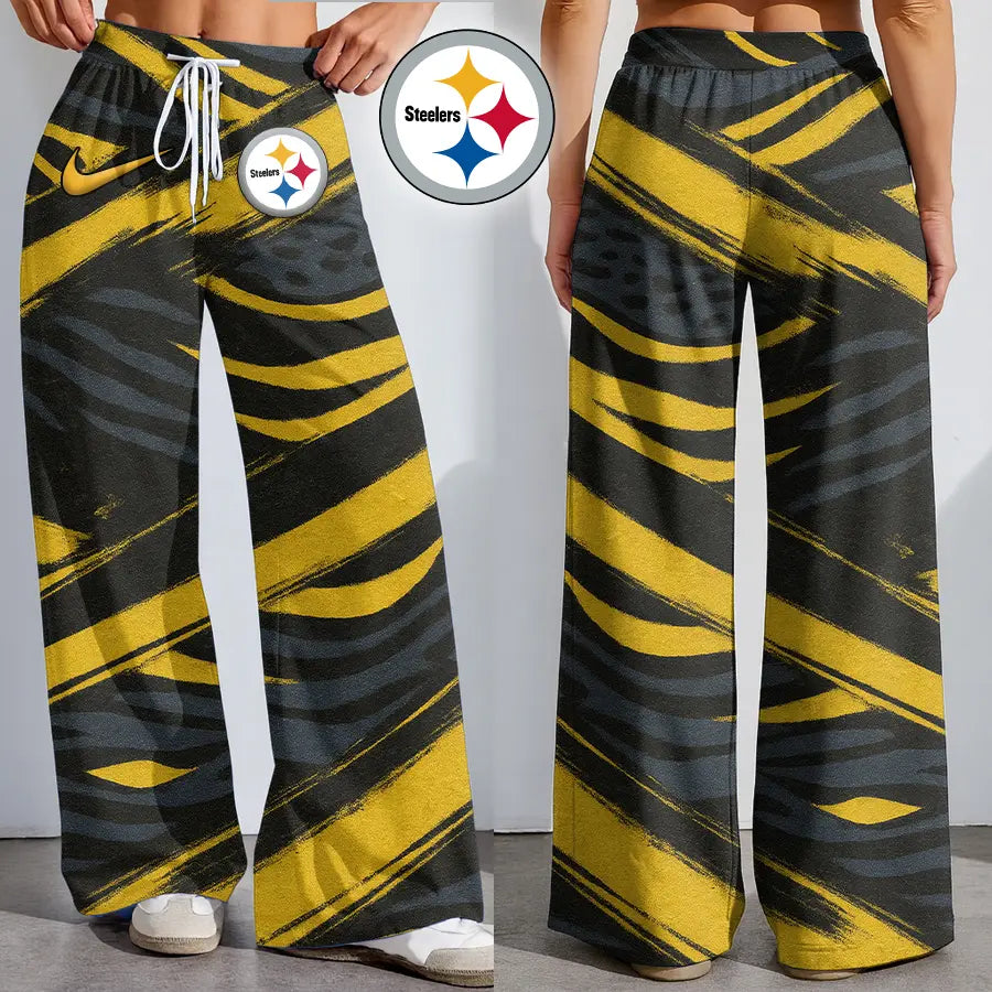 Pittsburgh Steelers | Premium NFL Football High-Stretch Casual Pants – HuddleStyle.com - Main