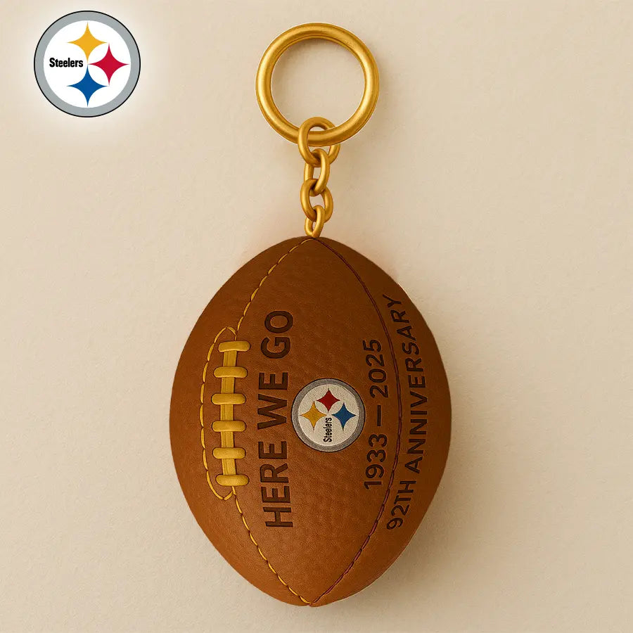 Pittsburgh Steelers | Premium NFL Anniversary Keychain – HuddleStyle.com - Image 2