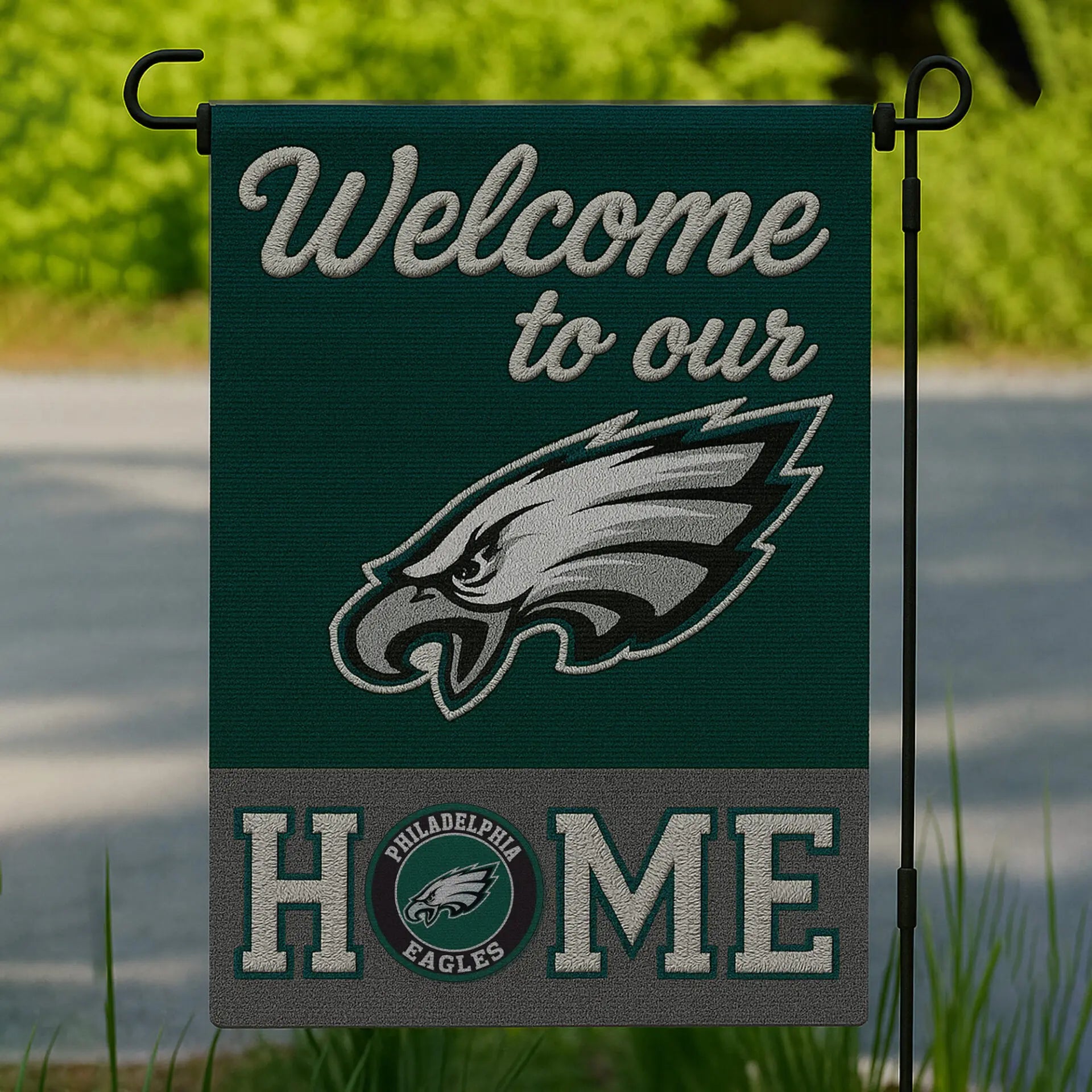 Philadelphia Eagles | Premium NFL Welcome Home Flag HI – HuddleStyle.com - Main